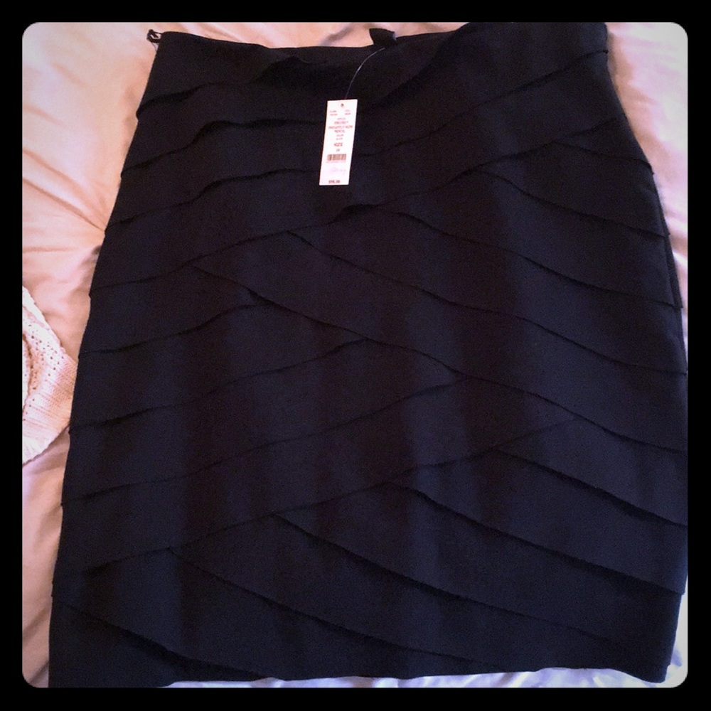 Business casual black skirt